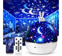 Projecteur Ciel Etoile 15 Films, Jouet Veilleuse Bébé Bluetooth Musicale