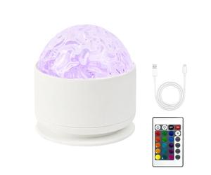 Projecteur Ciel Etoile & Aurore Boréale, Lampe à Vagues 3D USB avec Télécommande, Projecteur de Plafond LED avec APP Contrôle et Minuterie, 16 Couleurs & 30 Modes Éclairage, Décoration Chambre Enfant
