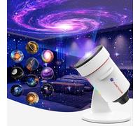 Projecteur Ciel Etoile HD avec Veilleuse, Timer, Rotation 360°