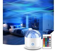 Projecteur Ciel Etoile, Lampe Aurore Boréale avec 16 Effets Lumineux et Télécommande, Projecteur Galaxie Veilleuse Enfant pour Lam