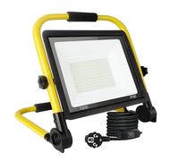 Projecteur de Chantier 150W, Lampe de Chantier 16200LM, Lampe Chantier Portable 6000K Lumière du jour Blanche, Ip66 Étanche, Prise Ue Lampes de Chantier Avec Fil de 3,5m pour Atelier, Garage, Jardin