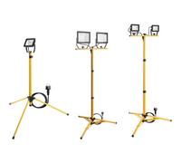 Projecteur De Chantier à Led Sur Trépied 2x20w Tw 3400lm Goobay