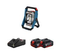 Projecteur de chantier GLI 18V-3000 + 2 batteries GBA 18V 4 Ah + 1 chargeur GAL 18V-40 BOSCH