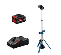 Projecteur de chantier GLT 18V-5000 + 1 Batterie EXPERT 8 Ah + 1 Chargeur EXAL18V-160 BOSCH