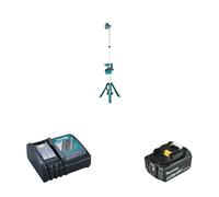 Projecteur de chantier LED 14,4/18V 1250 lx DEADML814 + 1 batterie BL1850B 18V 5 Ah + 1 chargeur rapide DC18RC MAKITA