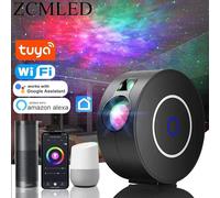 Projecteur de ciel étoilé intelligent Tuya, système de commande vocale, lumières LED, WiFi, Aurora Galaxy, cadeau