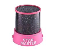 Projecteur de ciel étoilé ¿ Veilleuse LED avec 12 options d'étoiles, rose, 11,7 x 11 x 10,8 cm, alimenté par piles ou courant continu