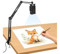 Projecteur de dessin 720P HD avec télécommande, projecteur de dessin pour artiste, projecteur de croquis portable avec WiFi & correction trapézoïdale automatique, surface de projection réglable, pour