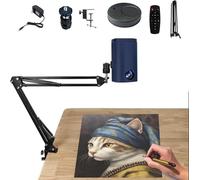 Projecteur de dessin artistique, portable avec mise au point et taille de l'image réglables, correction de déformation des bords, idéal pour le traçage et la peinture