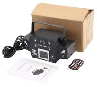 Projecteur de faisceaux laser, contrôle DMX, effets lumineux pour fêtes, couleur noire