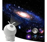 Projecteur de galaxie astronaute, projecteur de nébuleuse rechargeable, projecteur de lumière de galaxie réglable à 360°, projecteur de ciel étoilé LED, projecteur de ciel étoilé, convient pour la cha