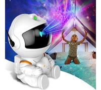 Projecteur de galaxie astronaute, projecteur d'étoiles, veilleuse pour enfants, lampe de plafond nébuleuse LED, décoration de chambre, avec minuterie et télécommande, cadeaux pour Noël,