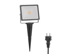Projecteur de jardin à LED FLIN avec piquet de terre & prise pour [EEK: F]
