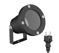 Projecteur de jardin DUK pour l'extérieur, IP65, noir, 1x GU10, max. 15 W