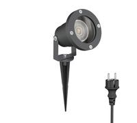 Projecteur de jardin LED DUK anthracite avec piquet de terre pour extérieur