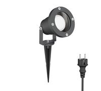 Projecteur de jardin LED DUK anthracite avec piquet de terre pour extérieur