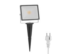 Projecteur de jardin LED FLIN avec piquet de terre & fiche pour l'extérieur