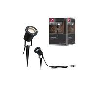 Projecteur de jardin LED IP65 rond 92mm 3000K 3,5W 230lm 230V 38° Noir Aluminium