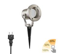 Projecteur de jardin MIBU piquet de terre pour extérieur acier inoxydable