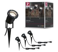 Paulmann Lampe encastrée au sol Special 98897 – 3x3,5 W GU10 230V 3000K Noir alu
