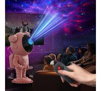 Projecteur de lumière galaxie astronaute pour chambre à coucher - Projecteur de lumière spatiale pour plafond, projecteur de lumière d'étoiles pour chambre à coucher avec minuterie et télécommande,