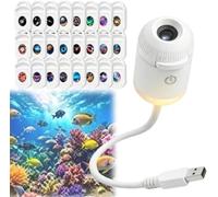 Projecteur de lumière nocturne holographique HD Smart Dynamic 5D, projecteur d'étoiles HD Plug and Play, projecteur d'étoiles galaxie réglable, projecteurs de galaxie et de lune USB à 360° pour