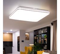 Projecteur de plafond avec panneau LED pour maison intelligente, lampe à effet étoile Alexa, Globo 48406-48SH