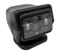 Projecteur de recherche LED 60 W 8000 lm Projecteur de travail avec | Lumière puissante avec vision nocturne jusqu'à 600 m, tête pivotante à 360/120 degrés, pied magnétique et câble de 3 m pour