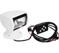 Projecteur de recherche pour bateau - Projecteur LED - 12 V CC - 100 W - 2 300 lm - IP66 - Rotation 355° / inclinaison 72° - Télécommande
