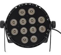 Projecteur de scène, 12 LED multi-effets, large couverture, rouge, vert et bleu