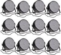 Projecteur de scène, 60 LED,DMX, lot de 12, prise UE