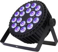 Projecteur de scène, consommation 216W, contrôle DMX, LED longue durée, 4pcs 18x12W, prise EU