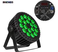 Projecteur de scène, consommation 216W, contrôle DMX, LED longue durée, 4pcs 18x18W, prise EU
