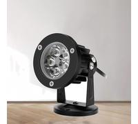 Projecteur De Sol Lumières - Spot LED Exterieur, Éclairage Extérieur Avec Base 5W IP65 Étanche Orientable Projecteur Spot Led Lampe De Jardin Terrasse Pelouse LED Lumière(Warm White,5w(AC100-240v))