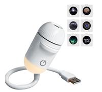 Projecteur de veilleuse holographique 5D, USB, ciel étoilé | Projecteur galaxie 2 en 1 - Projecteur d'étoiles HD - Réglable à 360° - Pour chambre à coucher et plafond