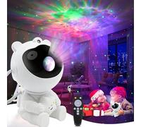 Projecteur d'étoiles astronaute, projecteur d'étoiles galaxie pour enfants, télécommande 8 modes et lumières LED réglables à 270 ° pour chambre à coucher, décoration de chambre de fille, cinéma maison