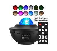 Projecteur d'étoiles Bluetooth, lampe galaxie musicale avec minuterie, LED multicolore, télécommande