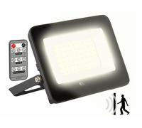 Luminea Projecteur d'extérieur LED 4000 lm télécommandé avec capteur de mouvement radar