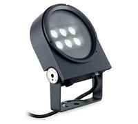 Projecteur d'extérieur LED Ideal Lux ULEX 15 W SOURCE 261294, 15 W, 1 280 lm, 3 000 K, IP65, 13 cm, anthracite