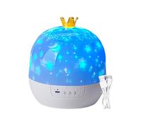 Projecteur Étoilé Enfant - Veilleuse Rotative 360° Avec Musique & Télécommande | Lampe De Nuit Rechargeable USB Pour Chambre Bébé & Nursery | Lumière Relaxante Ambiance Apaisante Pour Sommeil