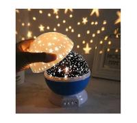 Projecteur étoilé rotatif LED, lampe de nuit galaxie USB/AA, veilleuse plafond ciel étoilé noir