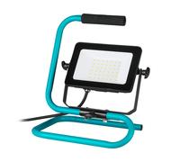 Projecteur extérieur AVELAR IP65 LED 30W en aluminium et matière synthétique noir et turquoise 270x210x315mm