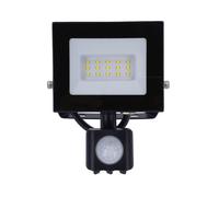 EDO, projecteur DORAN LED avec un capteur, 10W, 4000K,735lm, projecteur led detecteur, projecteur led detecteur de mouvement, spot led exterieur avec detecteur, EDO777674