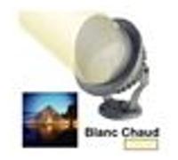 Projecteur Extérieur Intérieur Spot LED Haute Puissance Blanc Chaud Aluminium 3W