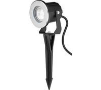 Projecteur extérieur LCD Licht Creativ Design, modèle LB25, en aluminium moulé sous pression, de couleur noire, avec culot GU10, puissance maximale de 35W