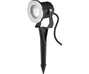 Projecteur extérieur LCD Licht Creativ Design, modèle LB25, en aluminium moulé sous pression, de couleur noire, avec culot GU10, puissance maximale de 35W