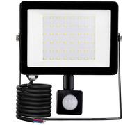 Projecteur extérieur LED,50W Lumière d'extérieure à détecteur de mouvement 6500K Spot LED Extérieur,IP66 Lampe de Sécurité,pour