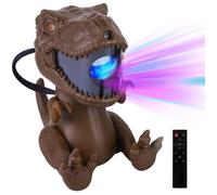 Projecteur Galaxie Dinosaure LED Lampe Veilleuse avec Nébuleuse et Étoile, Minuterie - Télécommande, Rotatif 360°- pour enfants