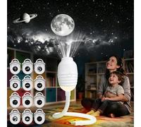 Projecteur galaxie, projecteur de ciel étoilé USB 2-en-1 pour adultes