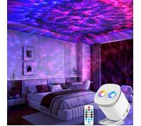 Projecteur Galaxie, Veilleuse pour Enfants, Lampe LED Nébuleuse au Plafond, avec Minuteur et Télécommande